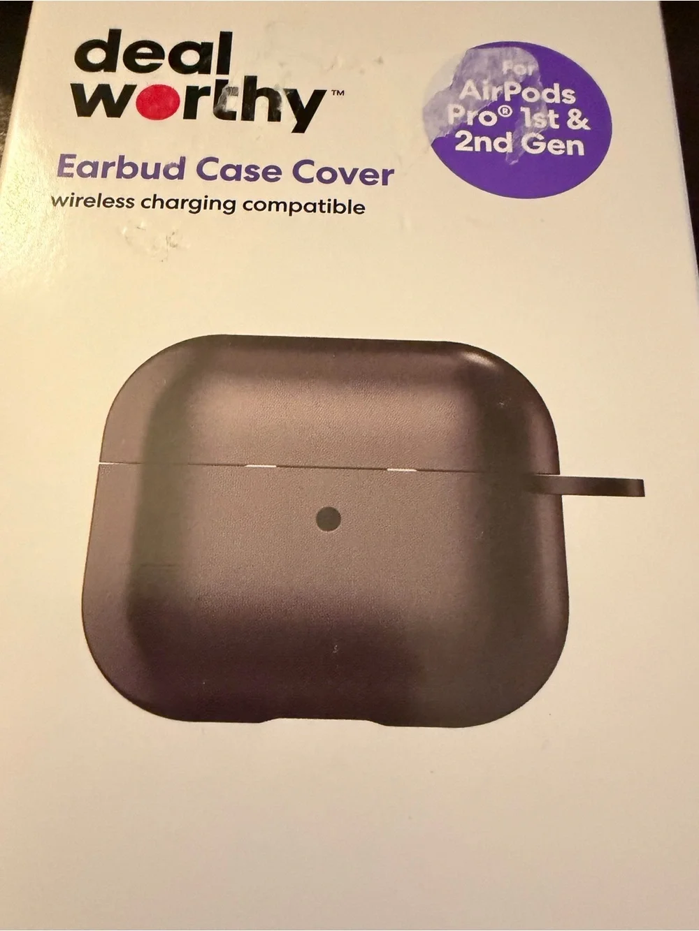 Black Earbud Case Cover for AirPods Pro 1st & 2nd Gen